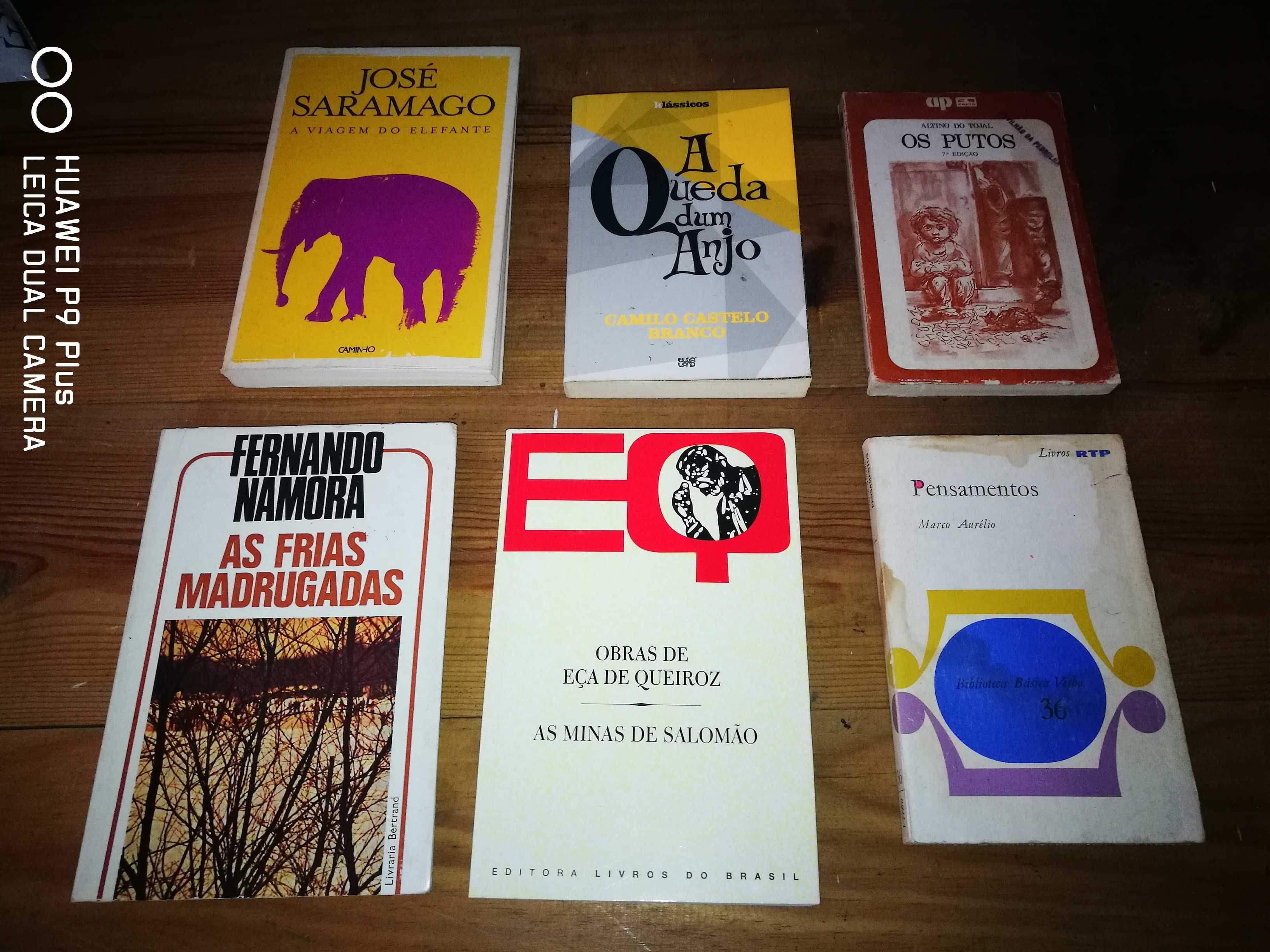Literatura Portuguesa vários (Saramago, Castelo Branco, Eça, Namora)