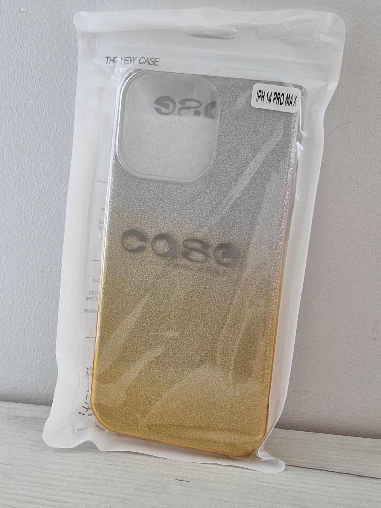 Back Case BLING do IPHONE 14 PRO MAX złoty lub czarny