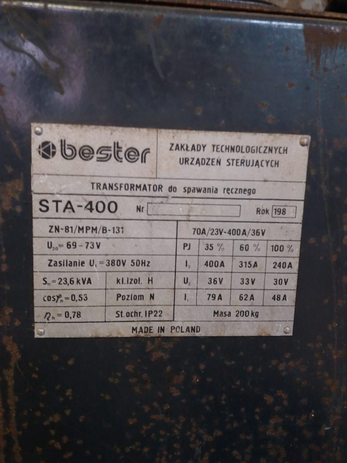 Spawarka bester STA-400