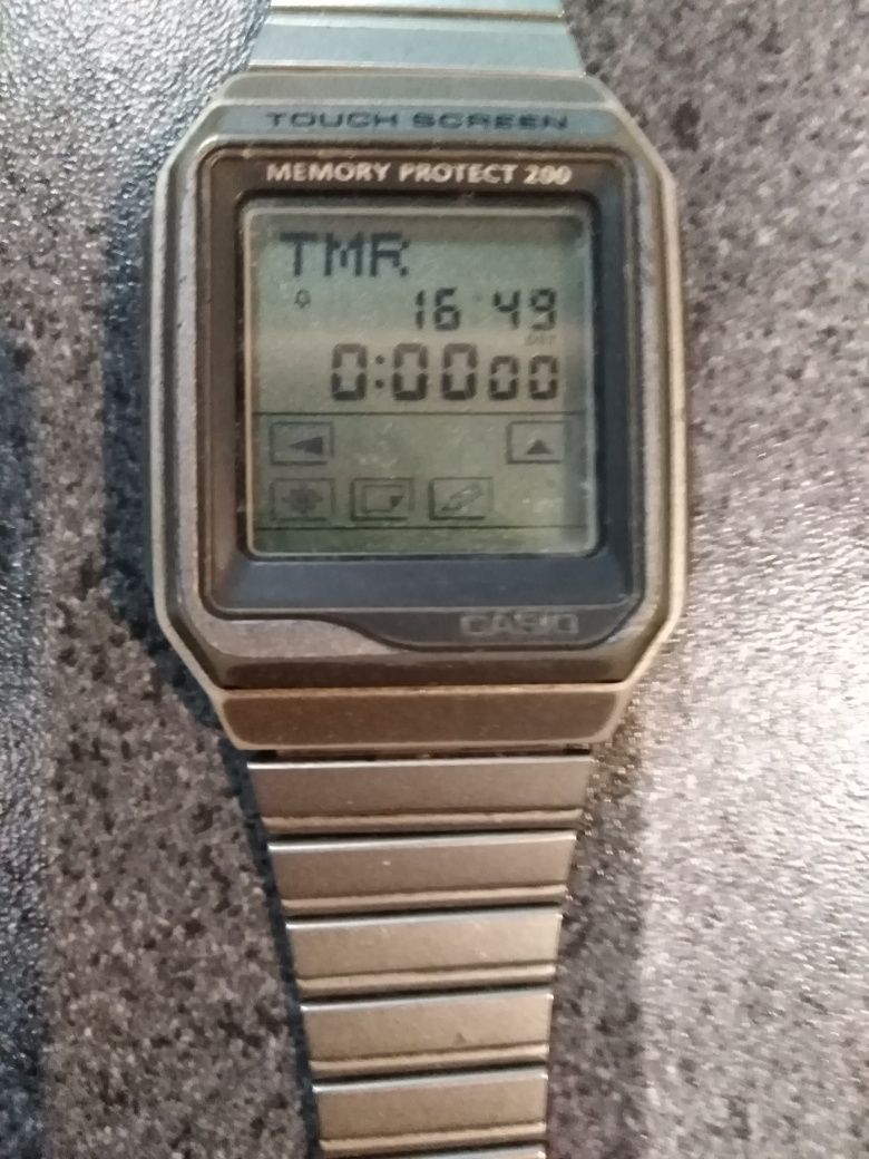 Casio vdb 200. Dotykowy zegarek casio zabytkowy. Casio super stan.