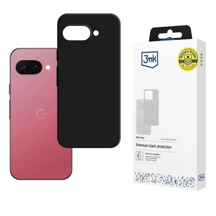 Etui 3Mk Matt Case Na Google Pixel 9A - Czarne