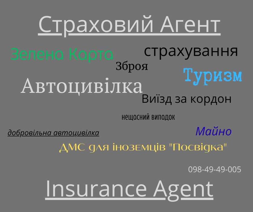 Зелена Карта, Автоцивілка, Туристичне страхування