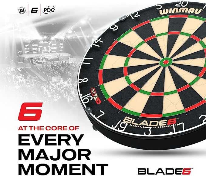 Profesjonalna Tarcza Sizalowa do Rzutek WINMAU Blade 6 47 x 47 cm