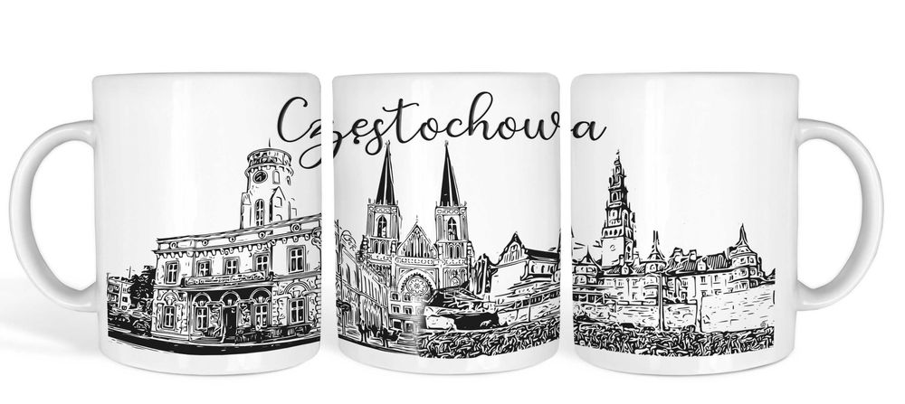 Kubek Częstochowa, Prezent, Pamiątka z Częstochowy!! Jasna Góra