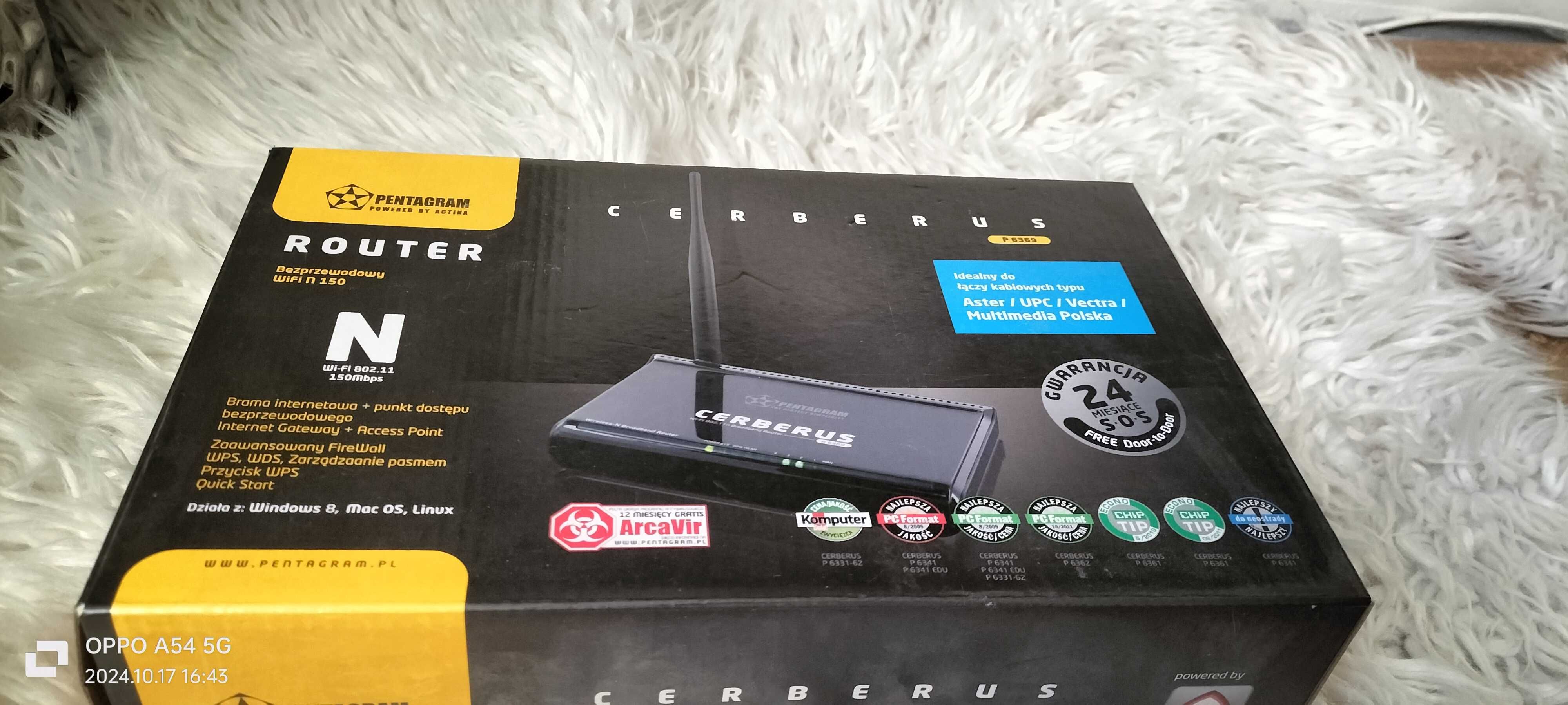 Router wifi pentagram