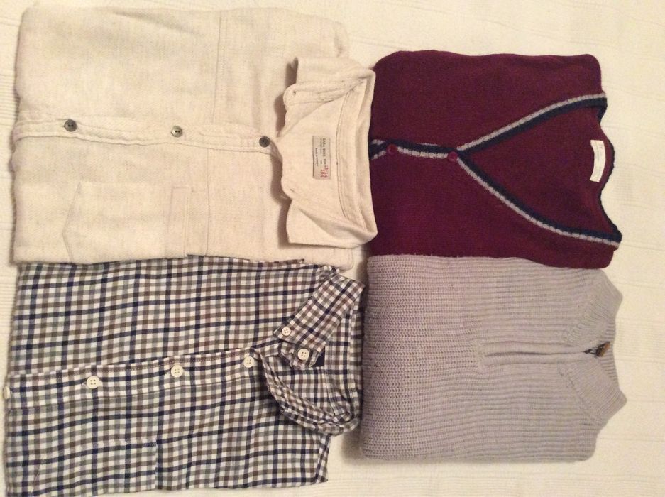 Camisolas e camisas Benetton, Zara e zippy t13/14
