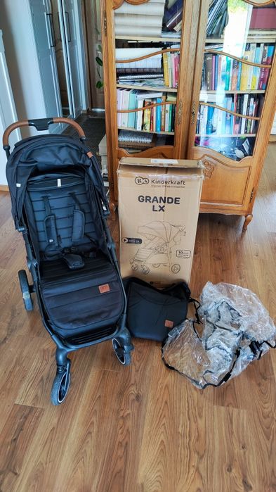 Kinderkraft wózek spacerowy GRANDE LX czarny