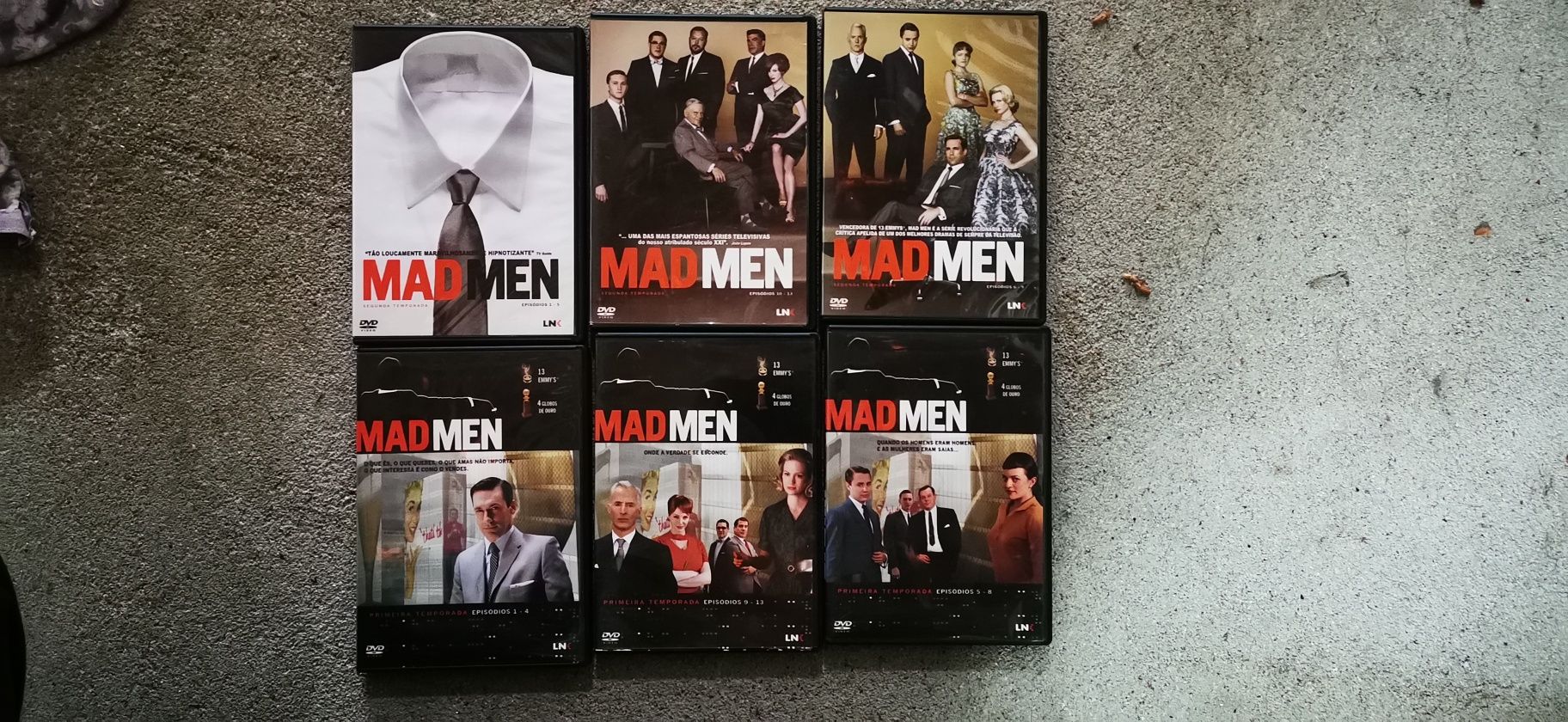 Mad men série premiada 6 dvds
