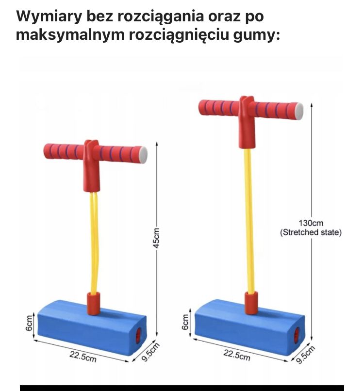 Skoczek piankowy pogo