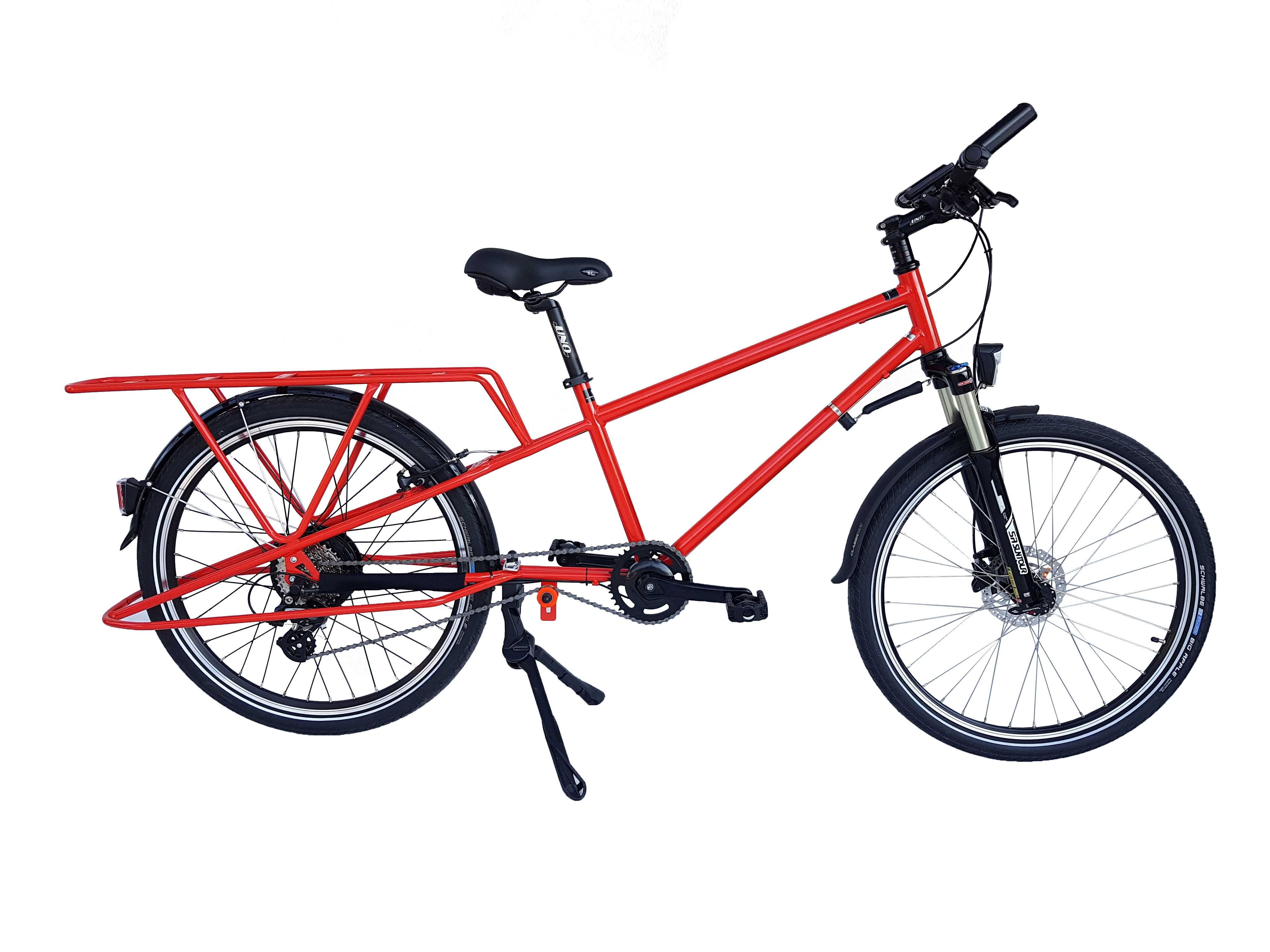 Rower Rodzinny 2.0 kargo bike Cargo przyczepka do przewozu dzieci