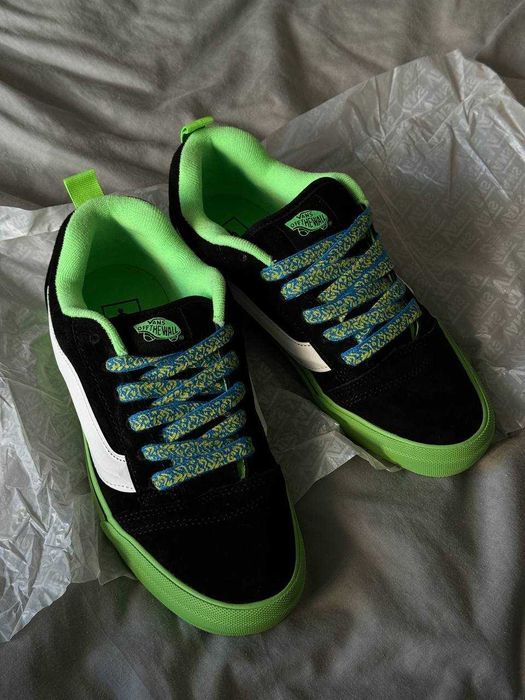 Кросівки Vans KNU Skool Pop Outsole Green premium