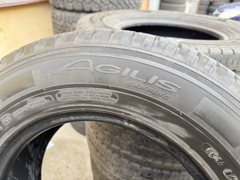 2xMichelin 215 70r15c., 2020 7.4mm