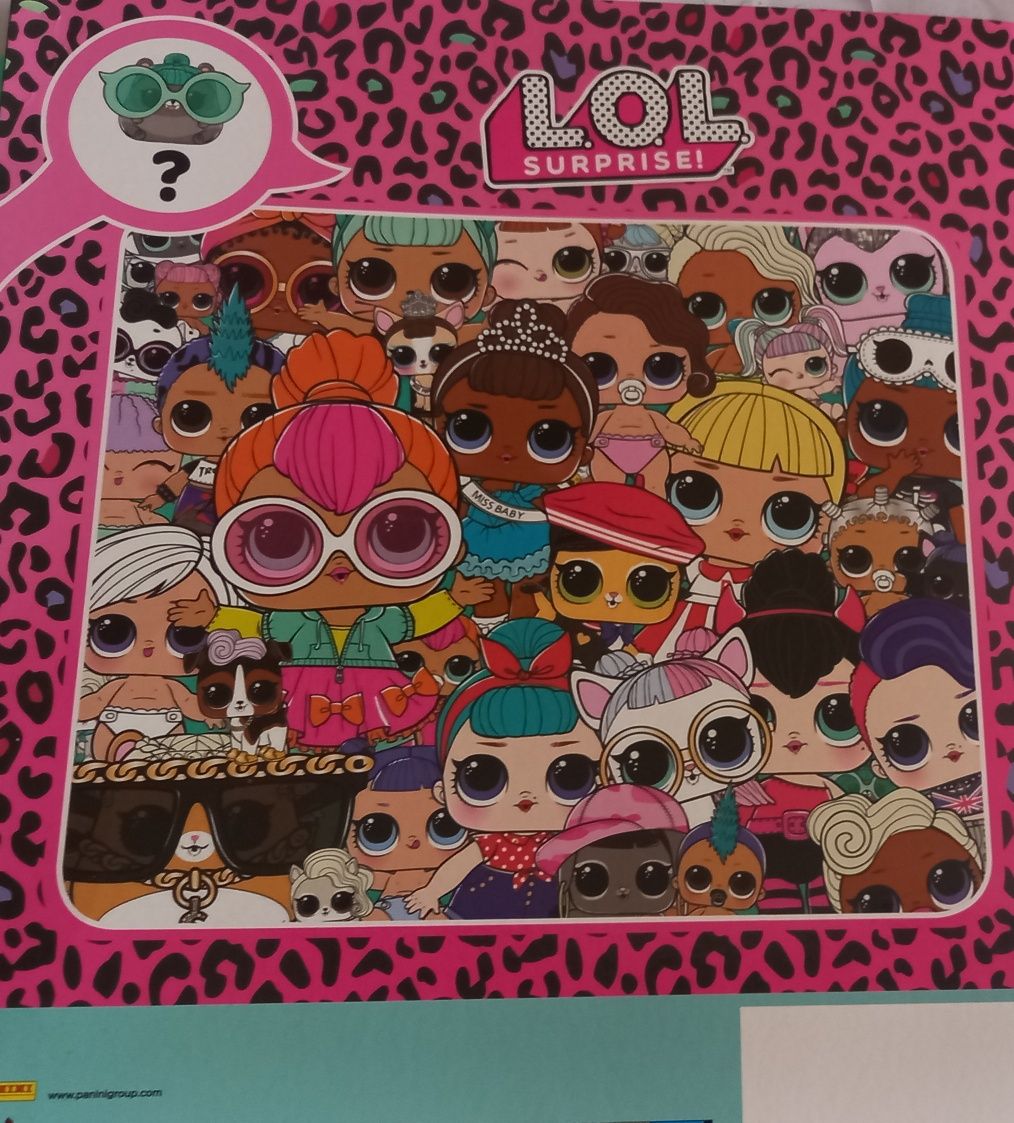 surprise sticker album L.O.L coleção vamos ser amigos novo