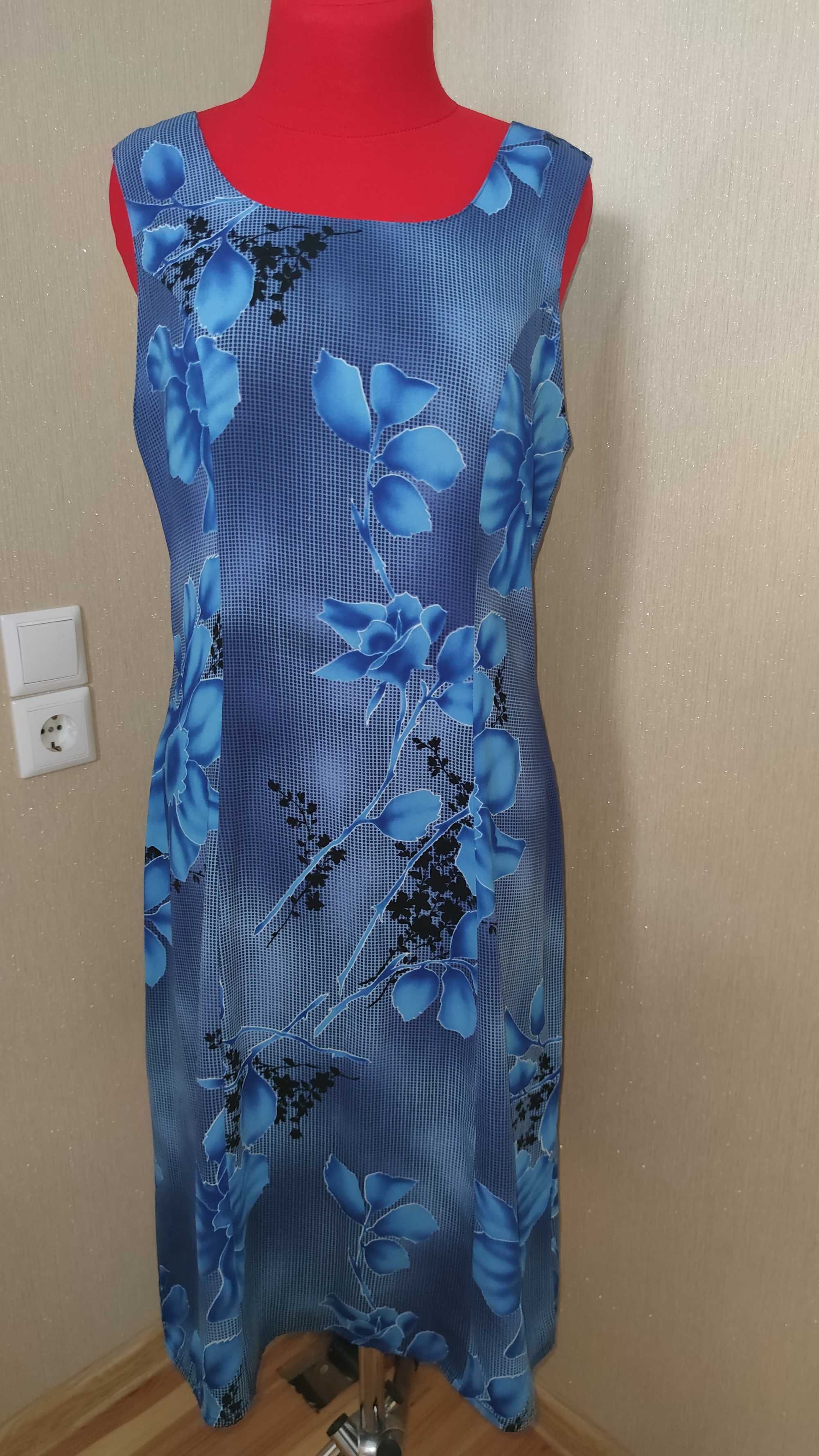Плаття / Сарафан / Синие платье - сарафан