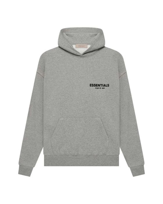 Fear of God Essentials Dark Oatmeal Hoodie (M)