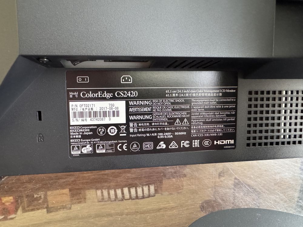 Monitor EIZO CS2420