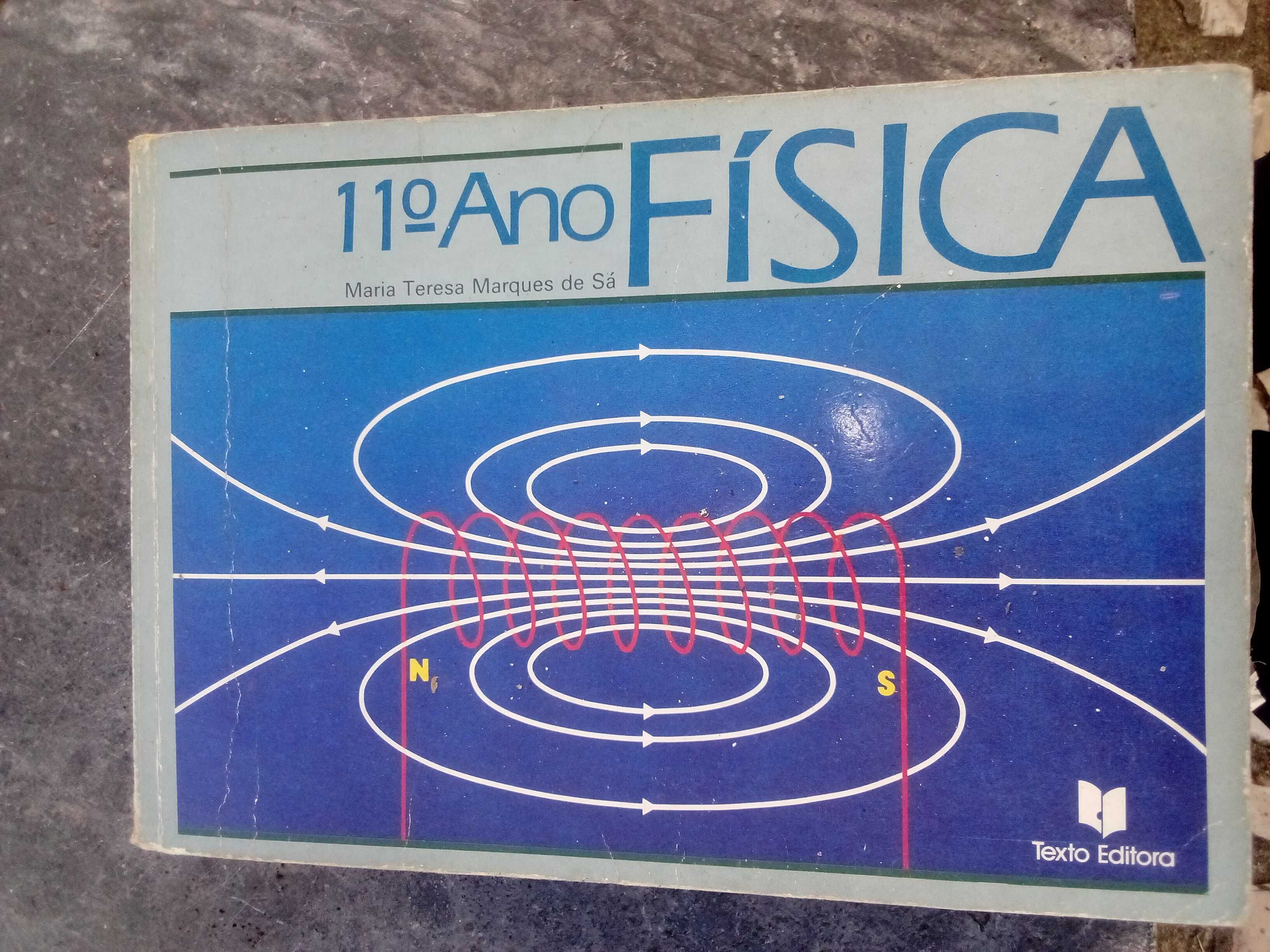 livros escolares de física e química