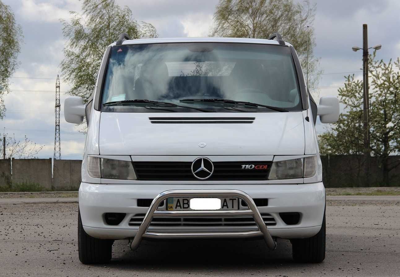 Кенгурятник  MERCEDES VITO 1998+ Захист  бампера-Пороги -Уси-Вуса