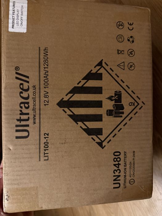 Литий-железо-фосфатный аккумулятор Ultracell 100Aч