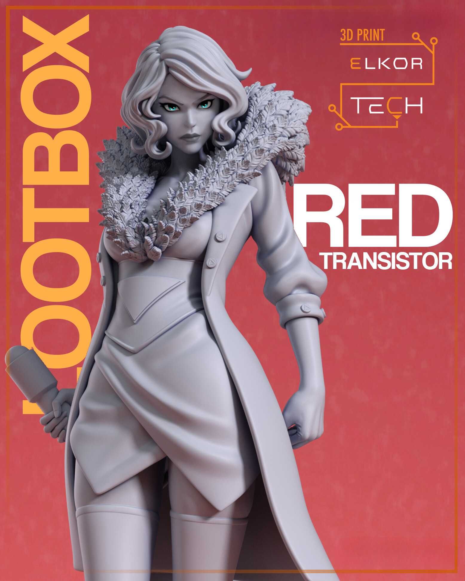 Figurka Red z Transistor - Melodia i Moc w Twojej Kolekcji!