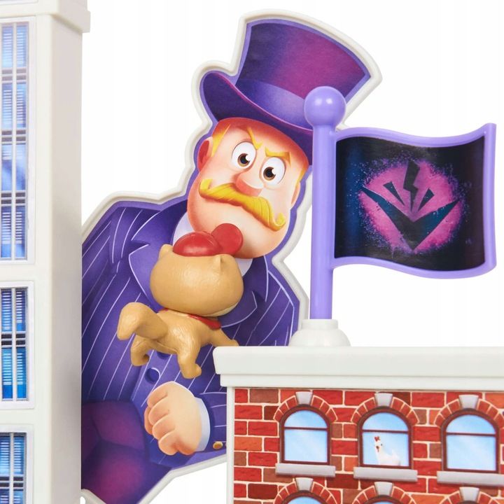 Psi Patrol Mighty Movie Zestaw Baza Miasto Liberty I Poms 4 Figurki