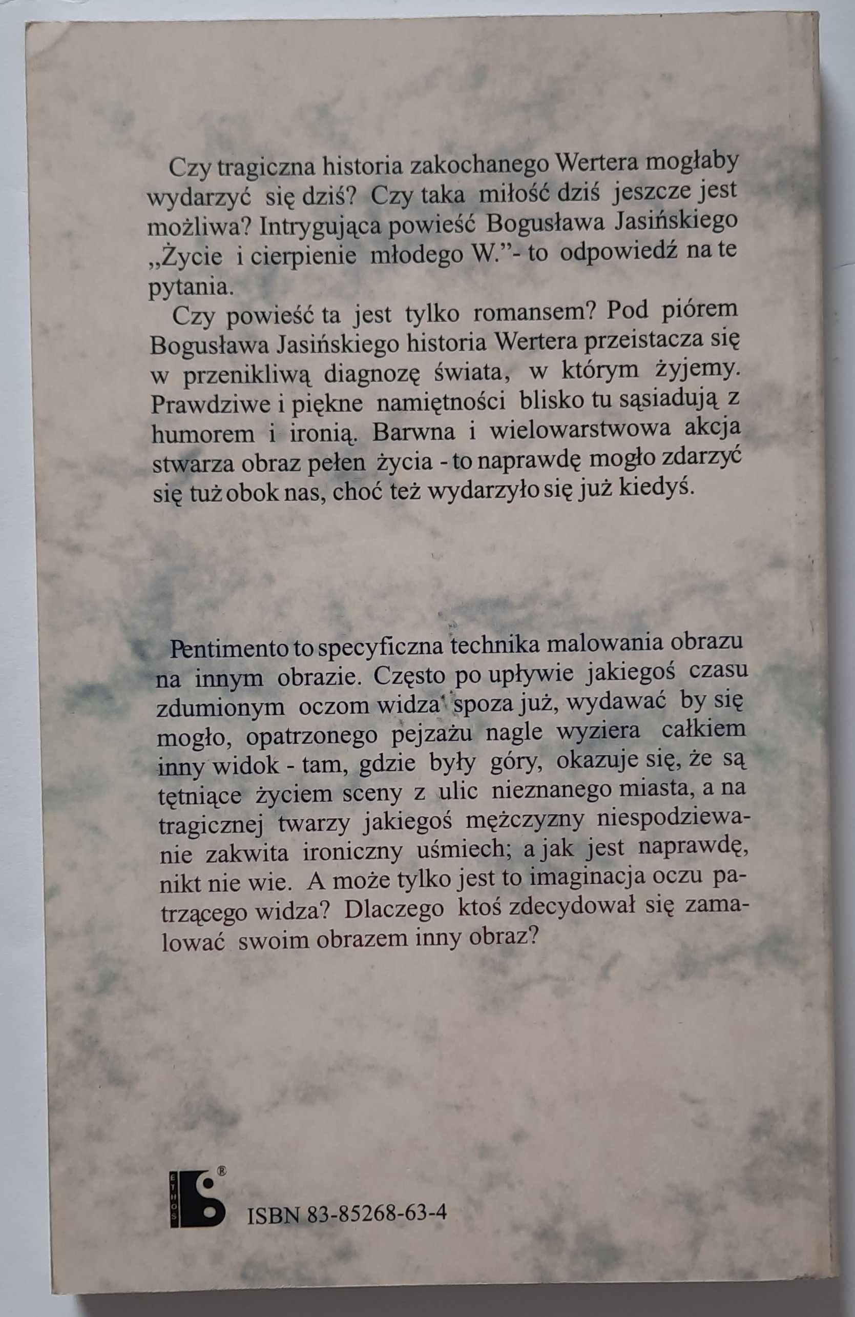 Życie i cierpienie młodego W. - Bogusław Jasiński