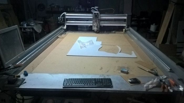 Cnc fresa de 3 eixos