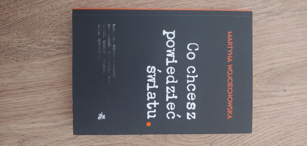 Co chcesz powiedzieć światu - M.Wojciechowska
