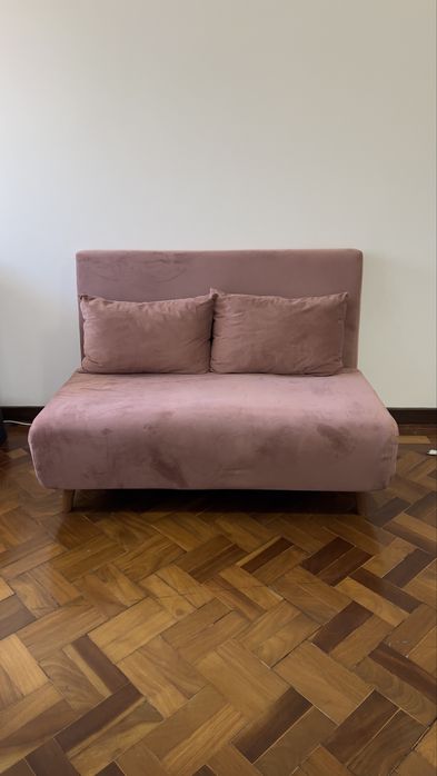 Sofá cama rosa queimado - Sklum