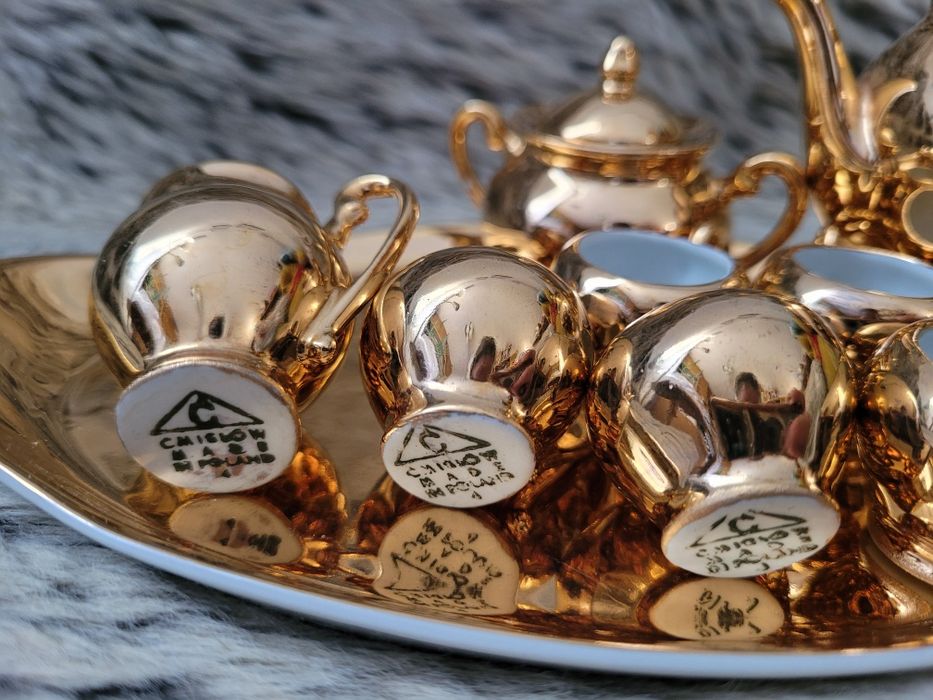 Mini porcelana - serwis do kawy Ćmielów