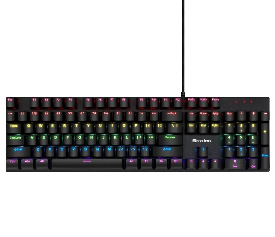 Teclado Gaming Mecânico Skylion G300 Rgb Switch Com Fio SELADO