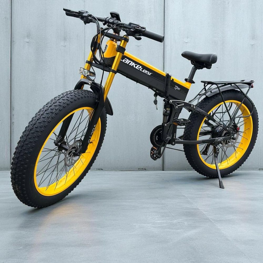 ‼️МЕГА ПОТУЖНИЙ Складний Електровелосипед Фетбайк 1000W ЗАПАС 120КМ‼️