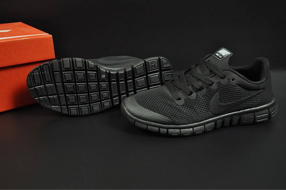 Кросівки Чоловічі Nike Free Run 3.0 All Black