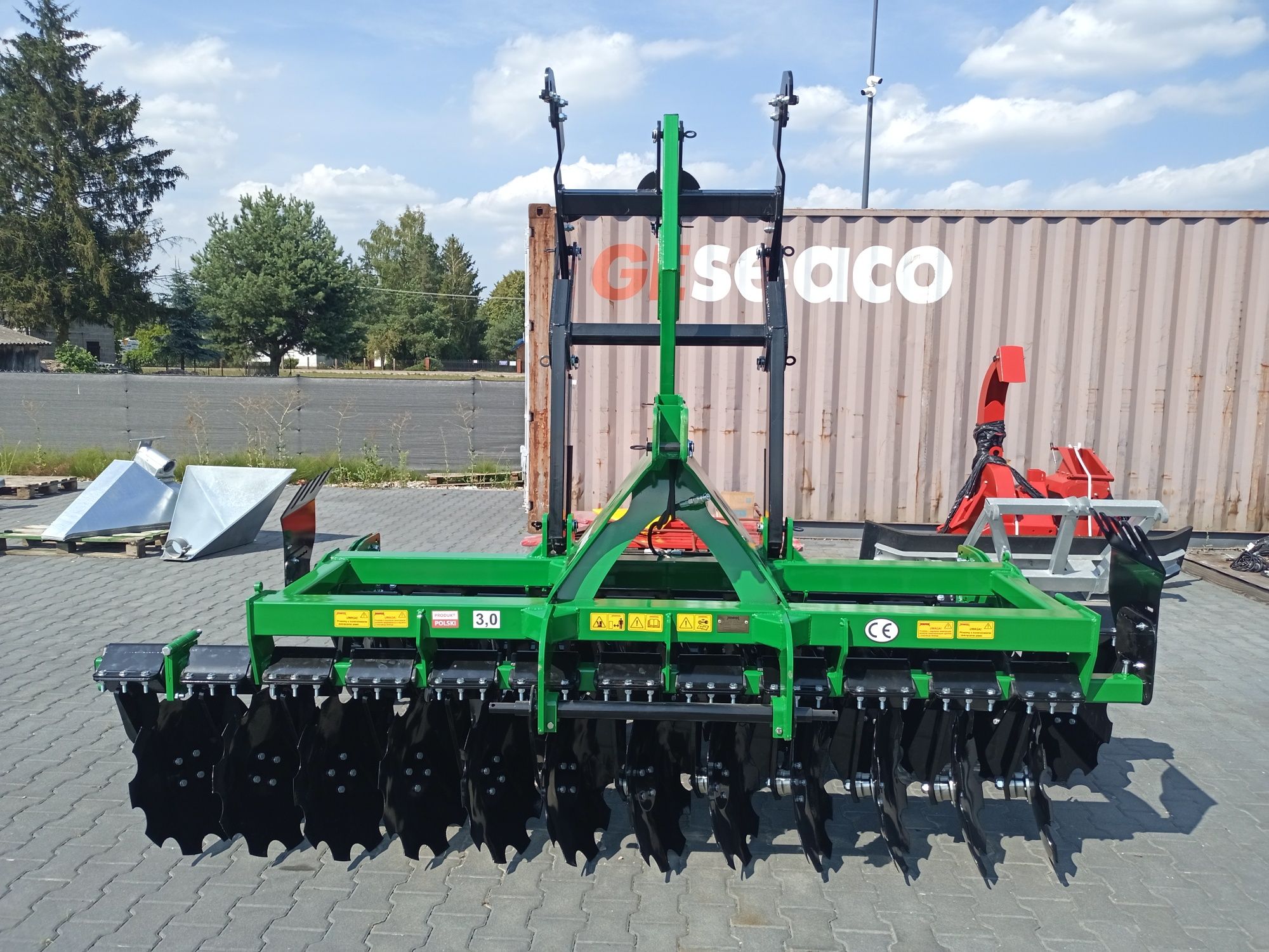 Agregat uprawowo-siewny talerzowy Janpol 2.5m 2.7m 3m