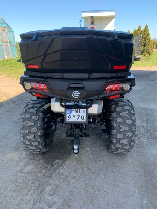 CFMOTO/2019/4x4/LED/kufer/pług/homologacja