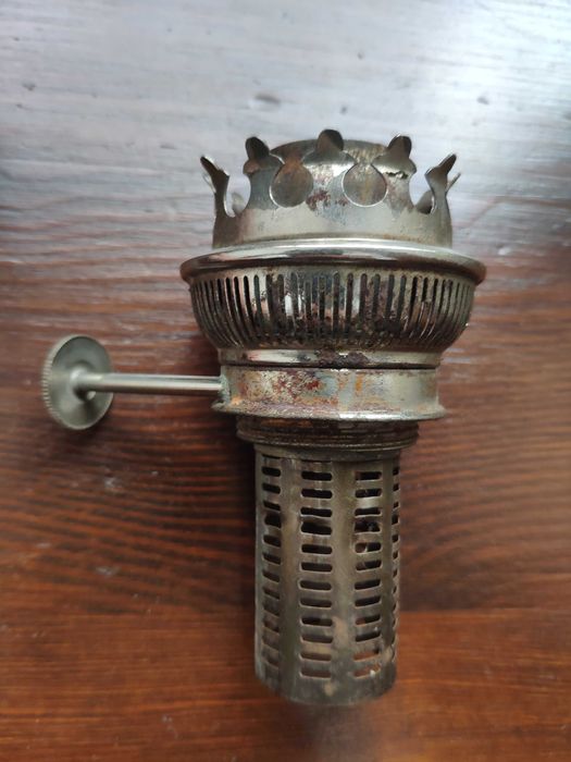 Bardzo rzadki palnik brenner tulejowy sygnowany "HS"