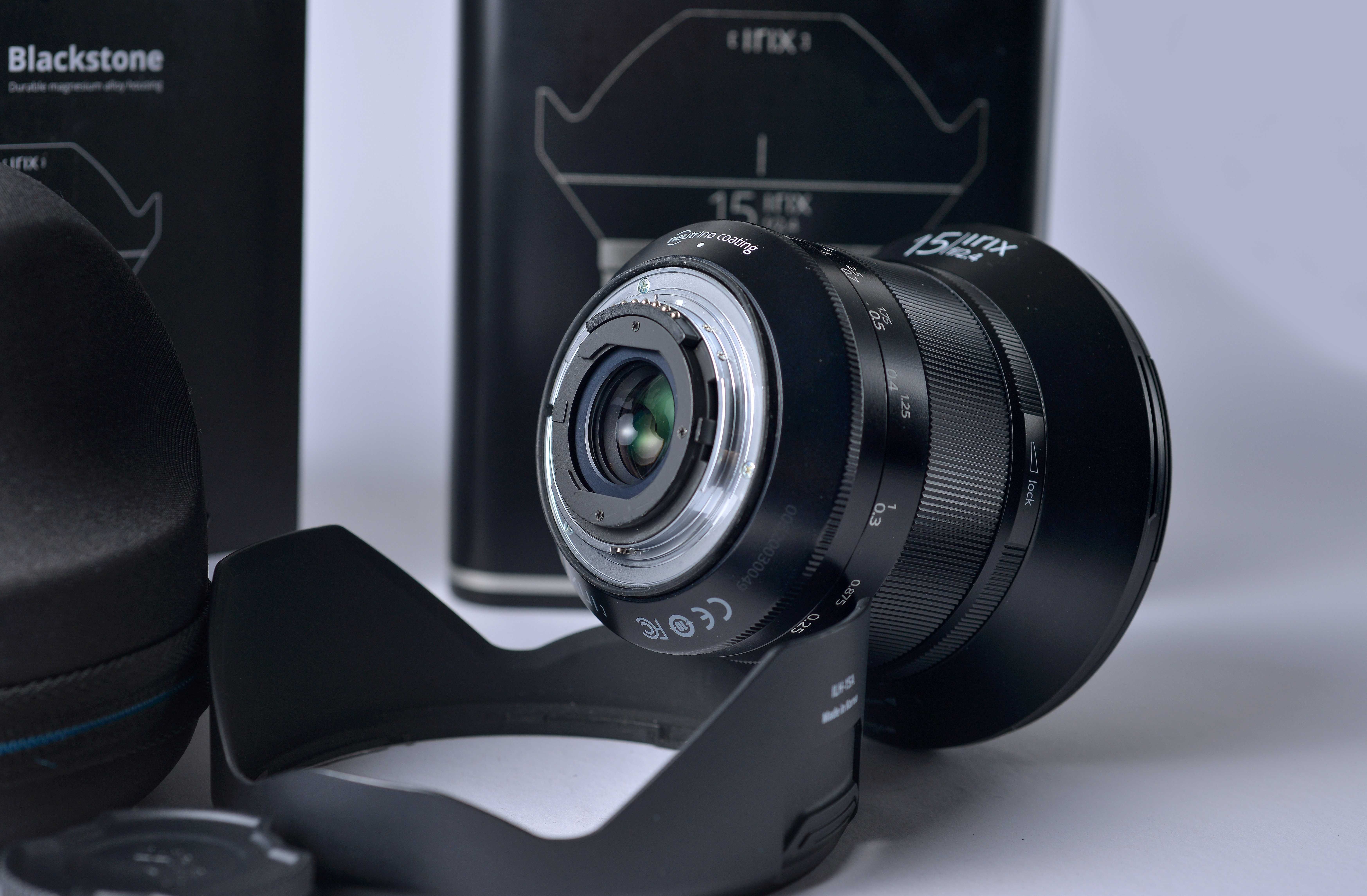 Lente Irix 15mm f 2.4 Blackstone para Nikon+ filtro ND 1000 95mm
