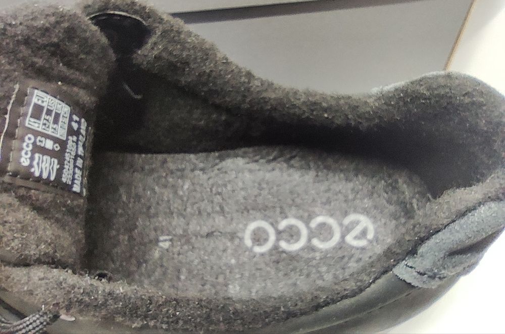 Кожаные 26 27 29,5см теплые кроссовки кеды Ecco Soft 7 Tred оригина