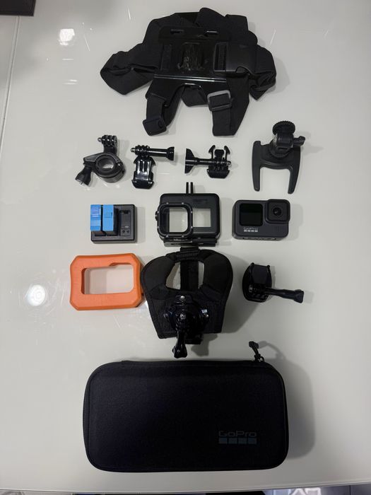 GoPro 9, goPro hero 9, hero 9, великий комплект, 3 акумулятора