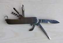 Scyzoryk metalowy na ryby