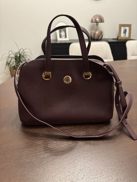 Torebka damska Tommy Hilfiger bordowa