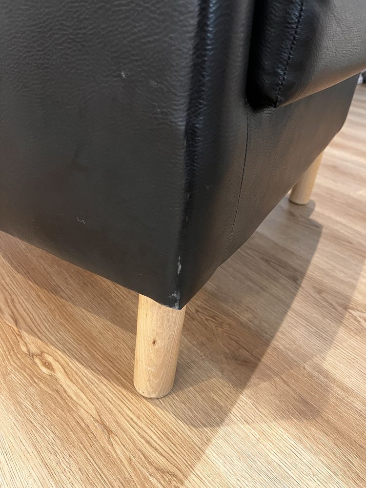 Poltrona preta IKEA