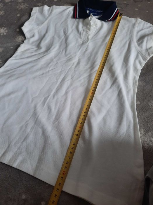 Koszulka z kołnierzykiem New wave M