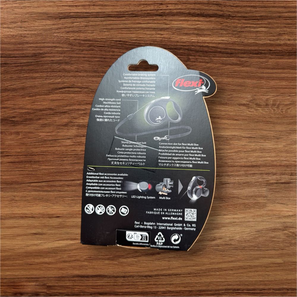 NOWA Flexi Smycz automatyczna rozmiar S 5m/12kg made in germany