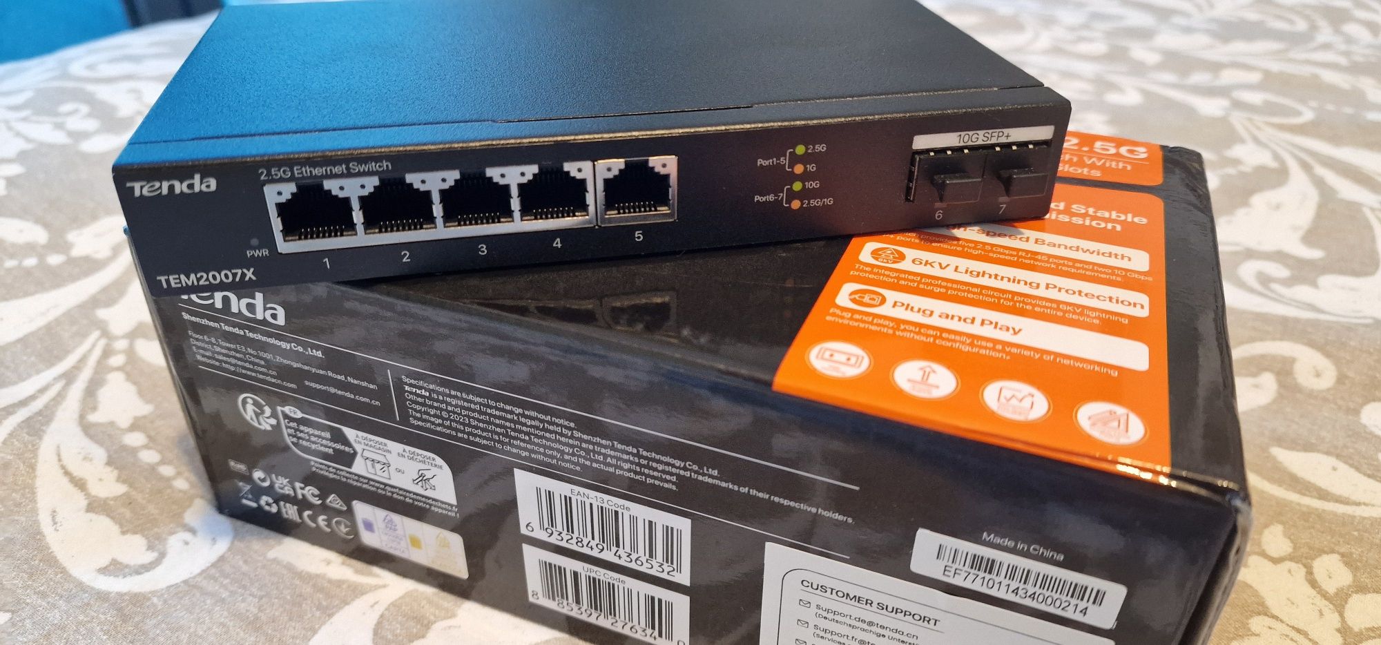 Switch Ethernet Tenda TEM2007X