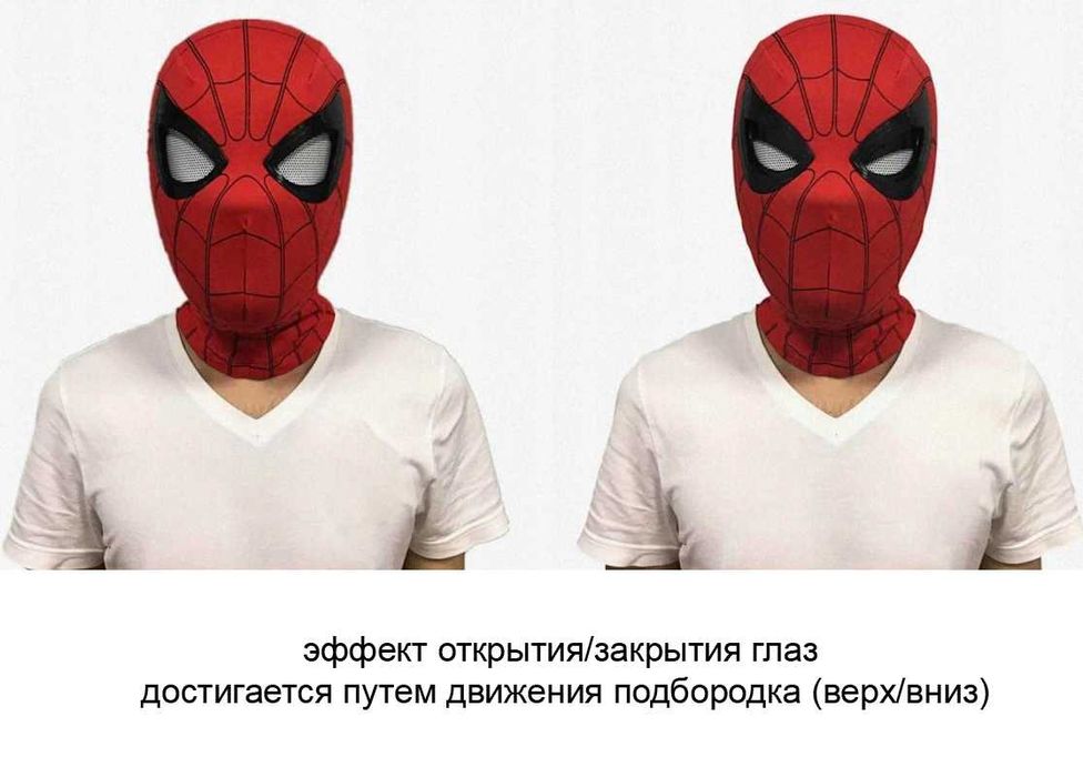 Маска spiderman человек паук супергероя игрушка людина павук