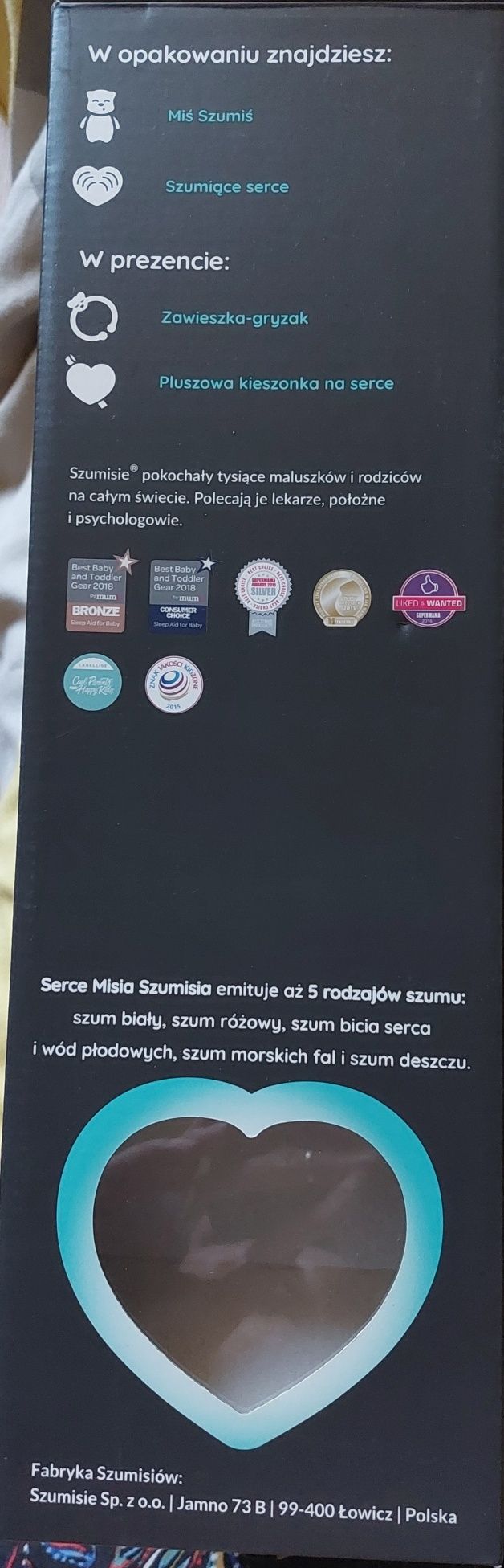 Szumisie Miś Szumiś tata Sam z czujnikiem snu