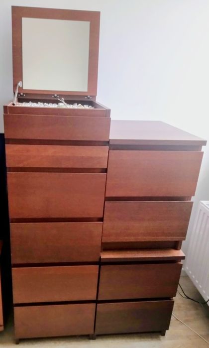Używane komody Ikea Malm