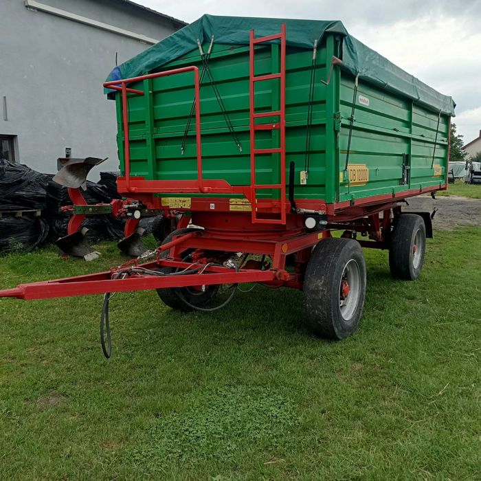 AUTO-TECH D55  Przyczepa rolnicza Autosan D55 12ton ładowności , wysyp 3 strony .