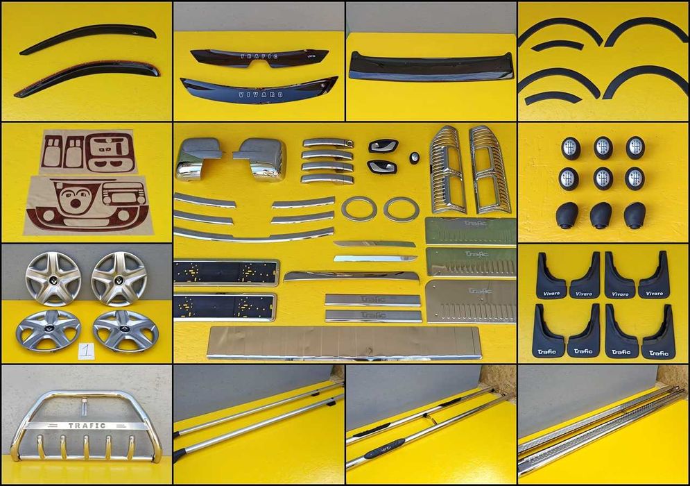 Аксесуари та Тюнінг на Renault Trafic Рено Трафик 15-22р